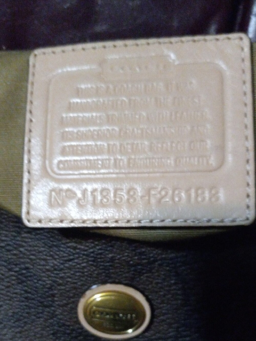 Coach   XL vintage leather tote - Picture 3 of 9